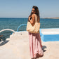 Bali Open-Back Dress in Pink