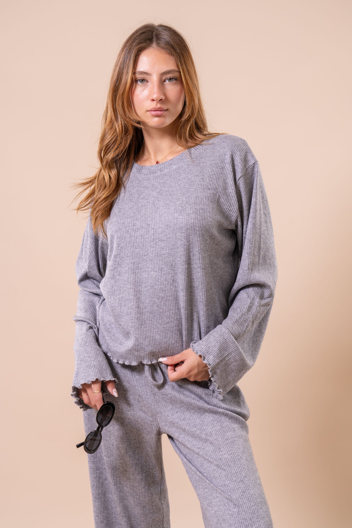 Frosted Frills Set - Grey