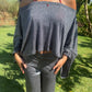 Midnight Tides Poncho Top