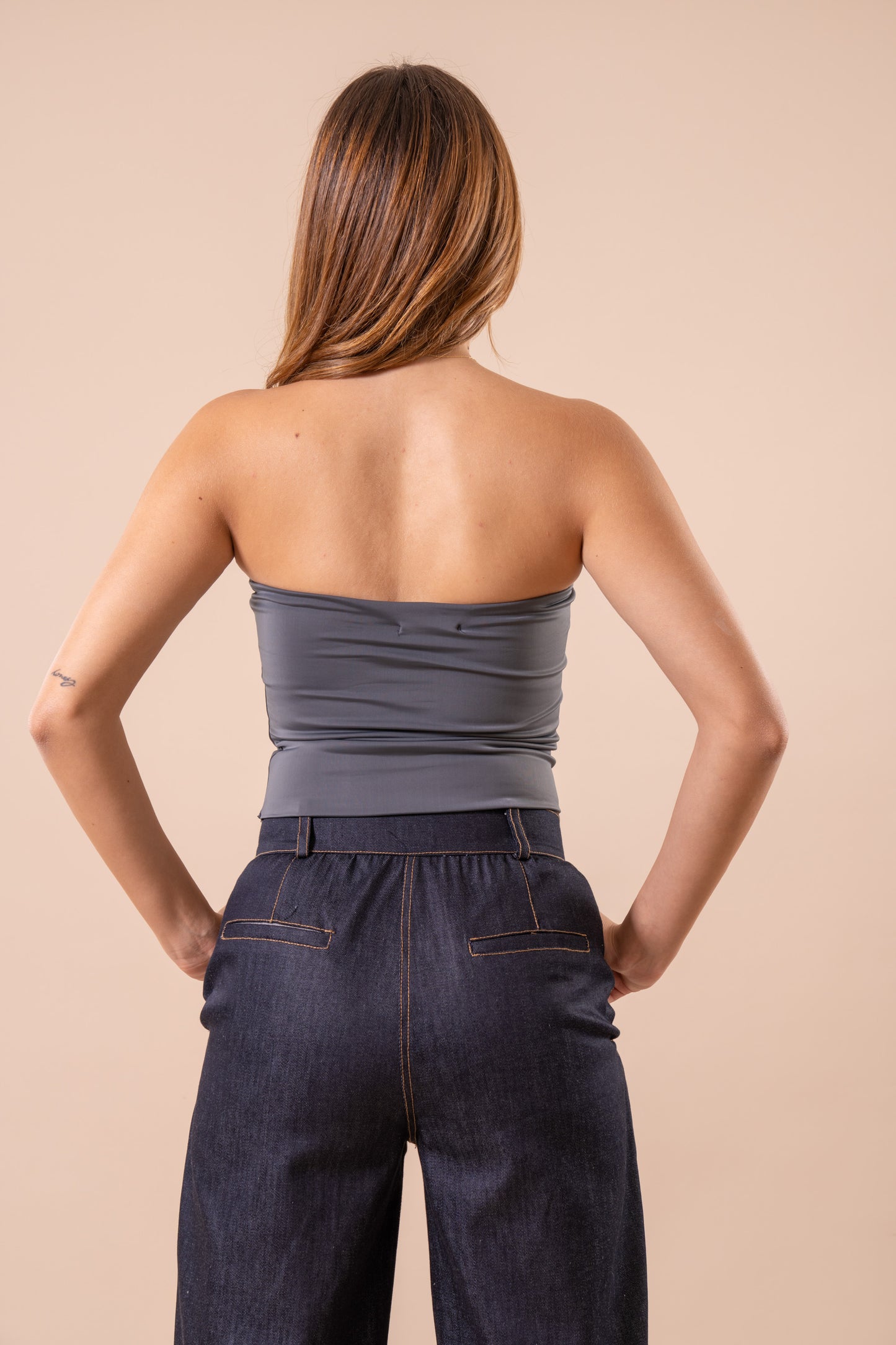 Grey Tube Top