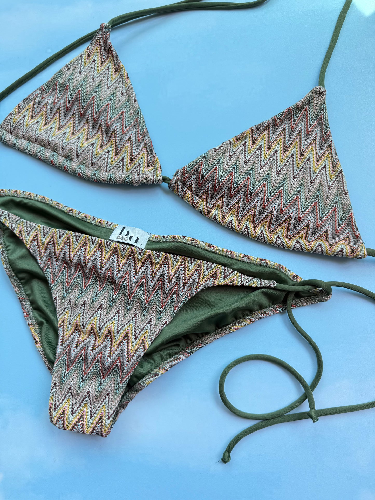 Olive Coast Bikini Top