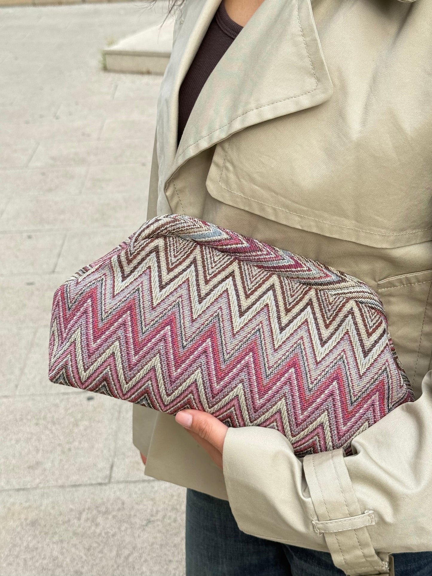 Sunset Sorbet Clutch - Medium Size
