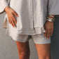 Signature Beige Linen Shorts