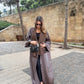 Layl Cocoa Dust Abaya