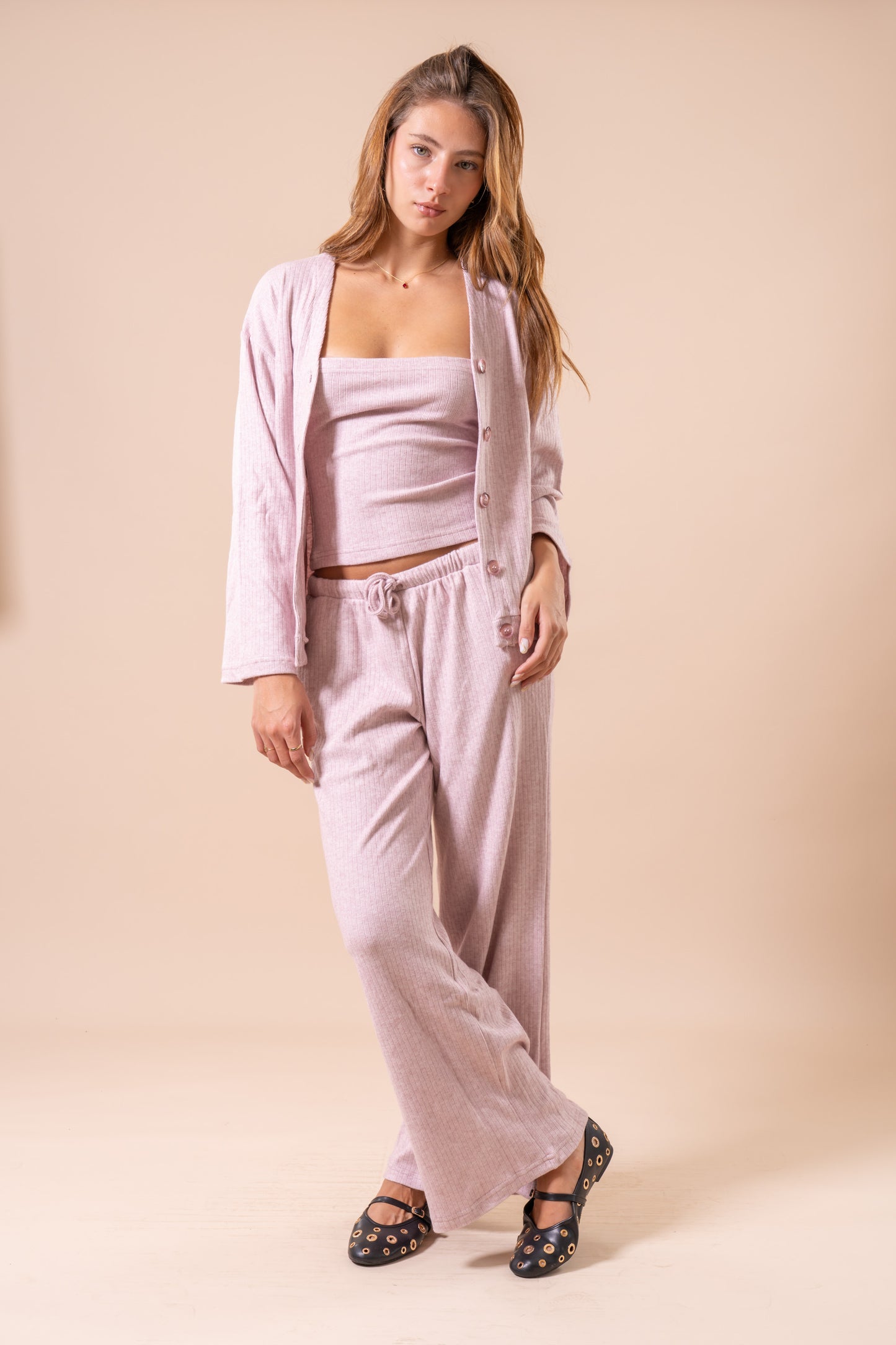 Elyse Three Piece Set - Pink