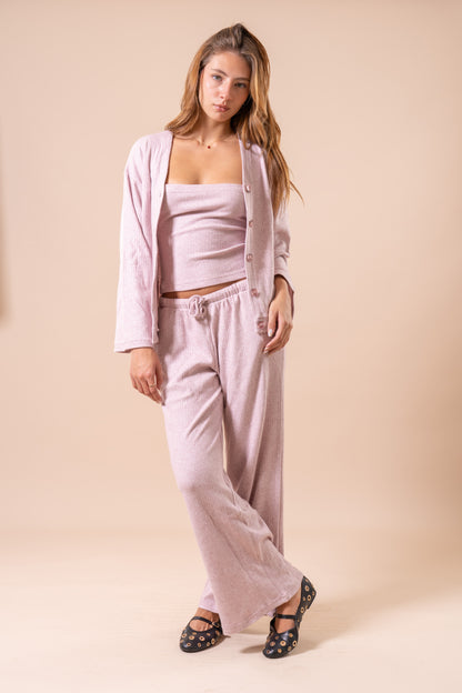Elyse Three Piece Set - Pink
