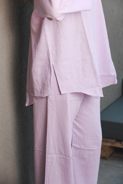Signature Purple Linen Chemise