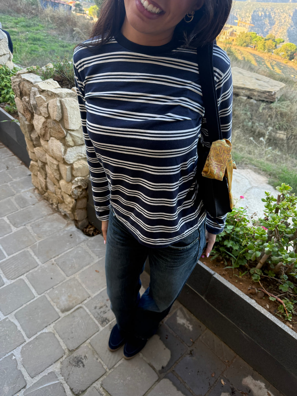 Sailor Striped Long Sleeve Tee