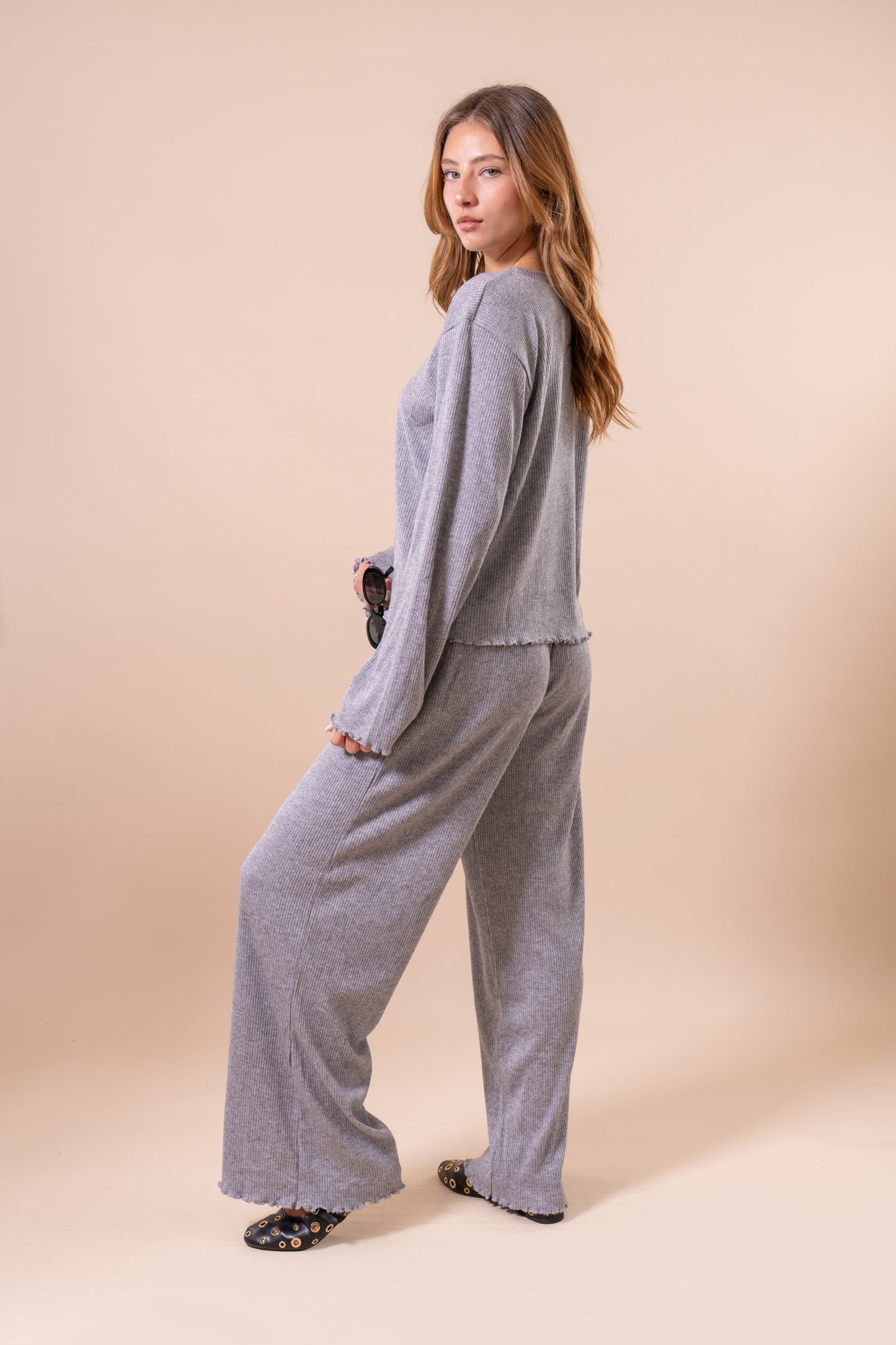 Frosted Frills Set - Grey