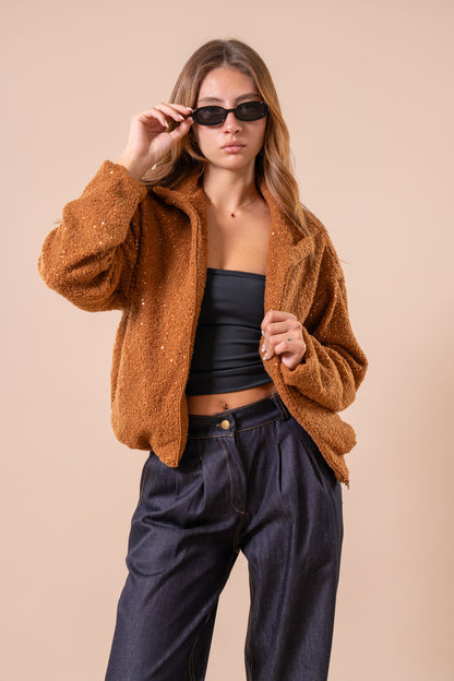 Montaigne Bomber - Camel