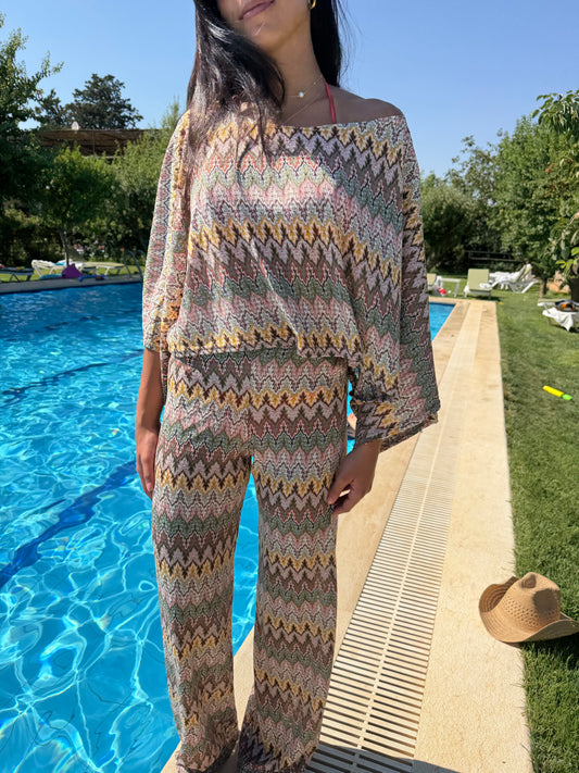 Pistachio Cream Trousers