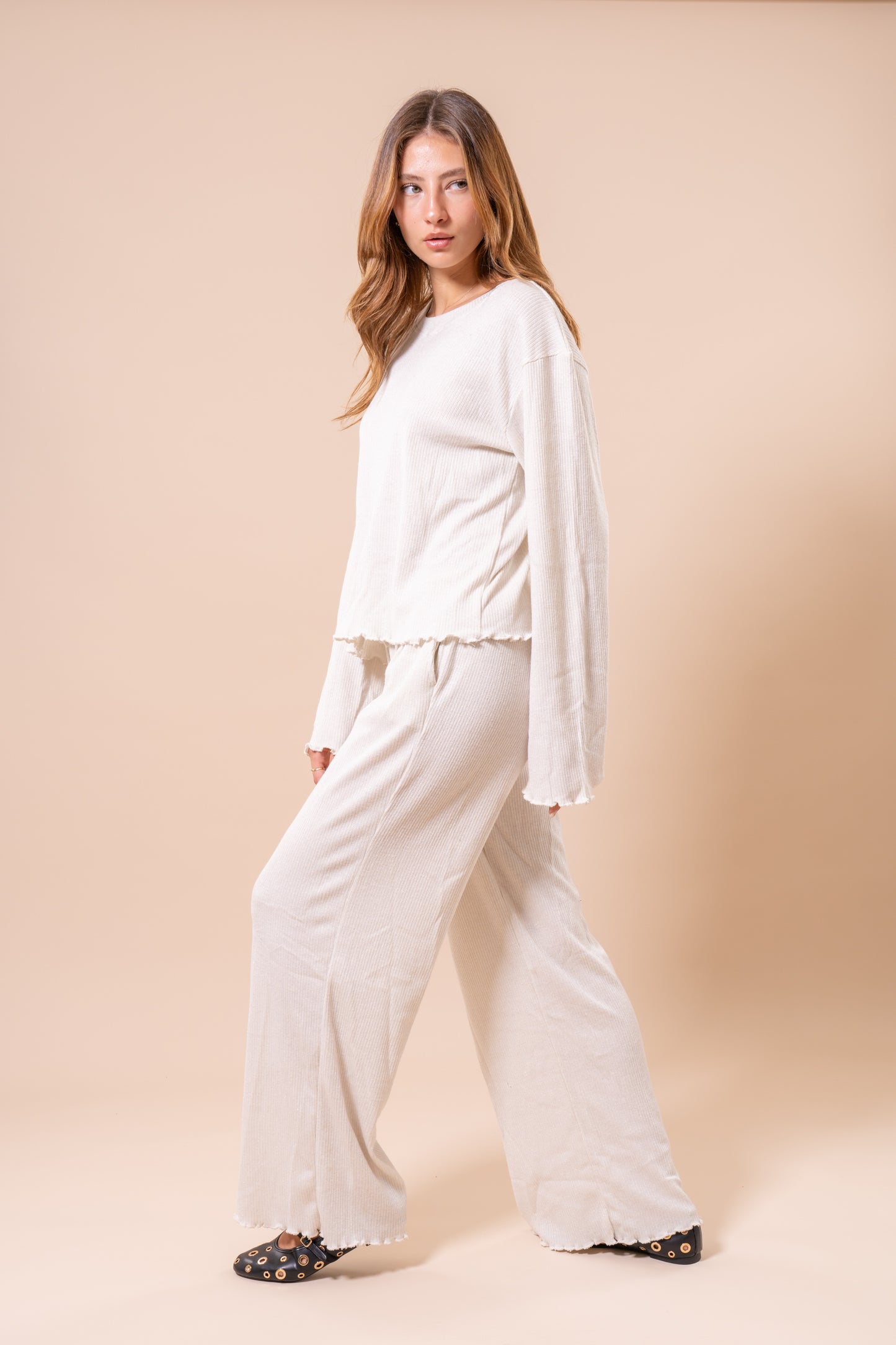 Frosted Frills Set - Off-white