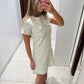 Pearl Tweed Mini Dress