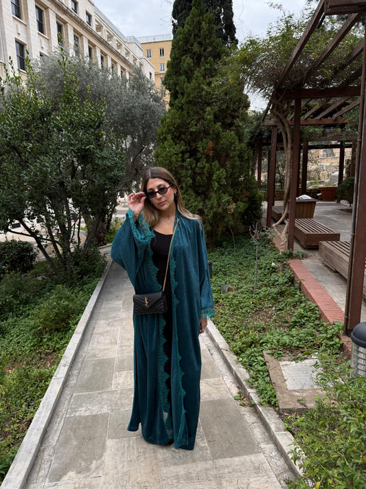 Zahra Emerald Abaya