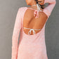 Pink Short Cover-Up Dress