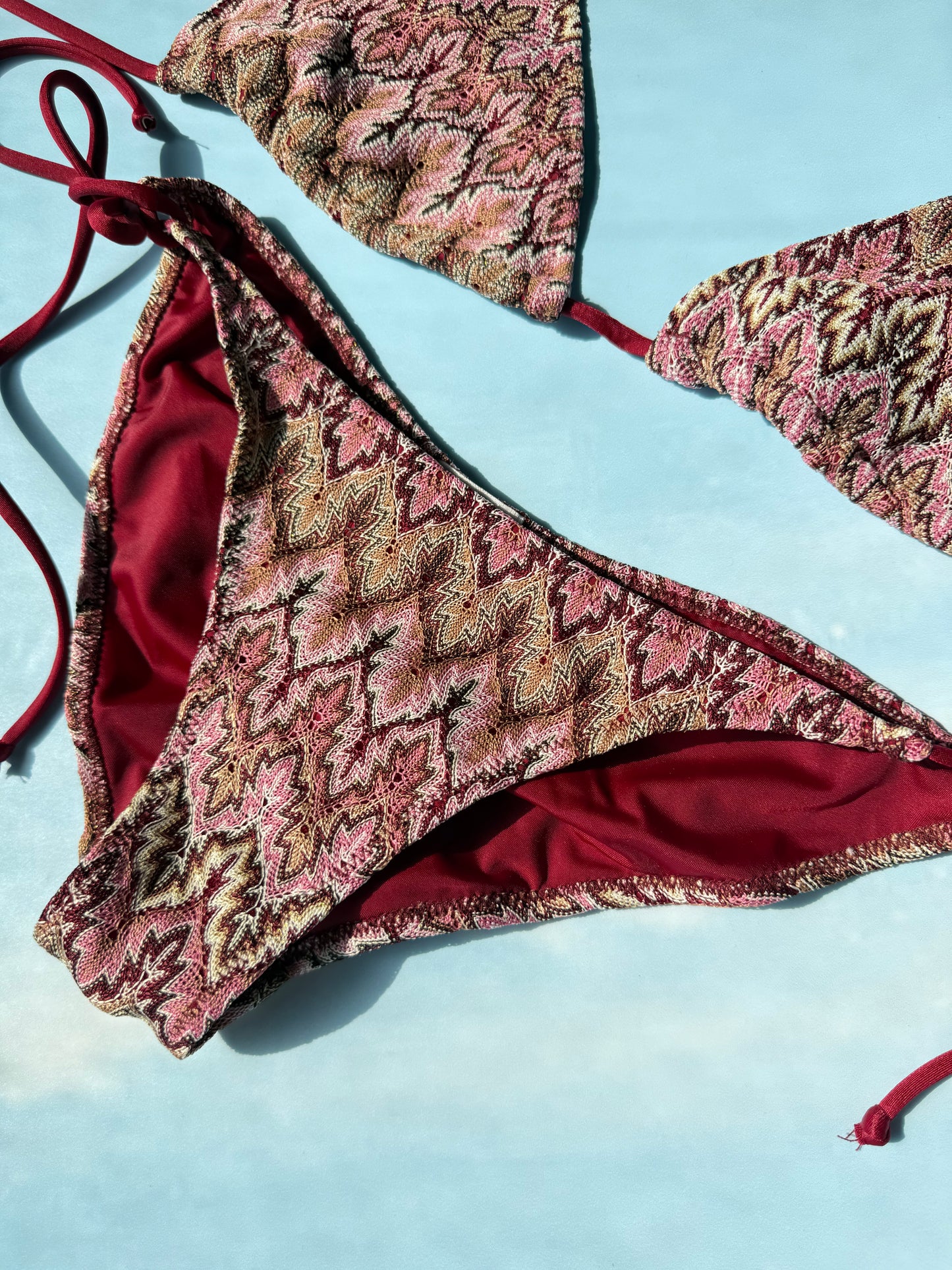 Hibiscus Berry Bikini Bottom