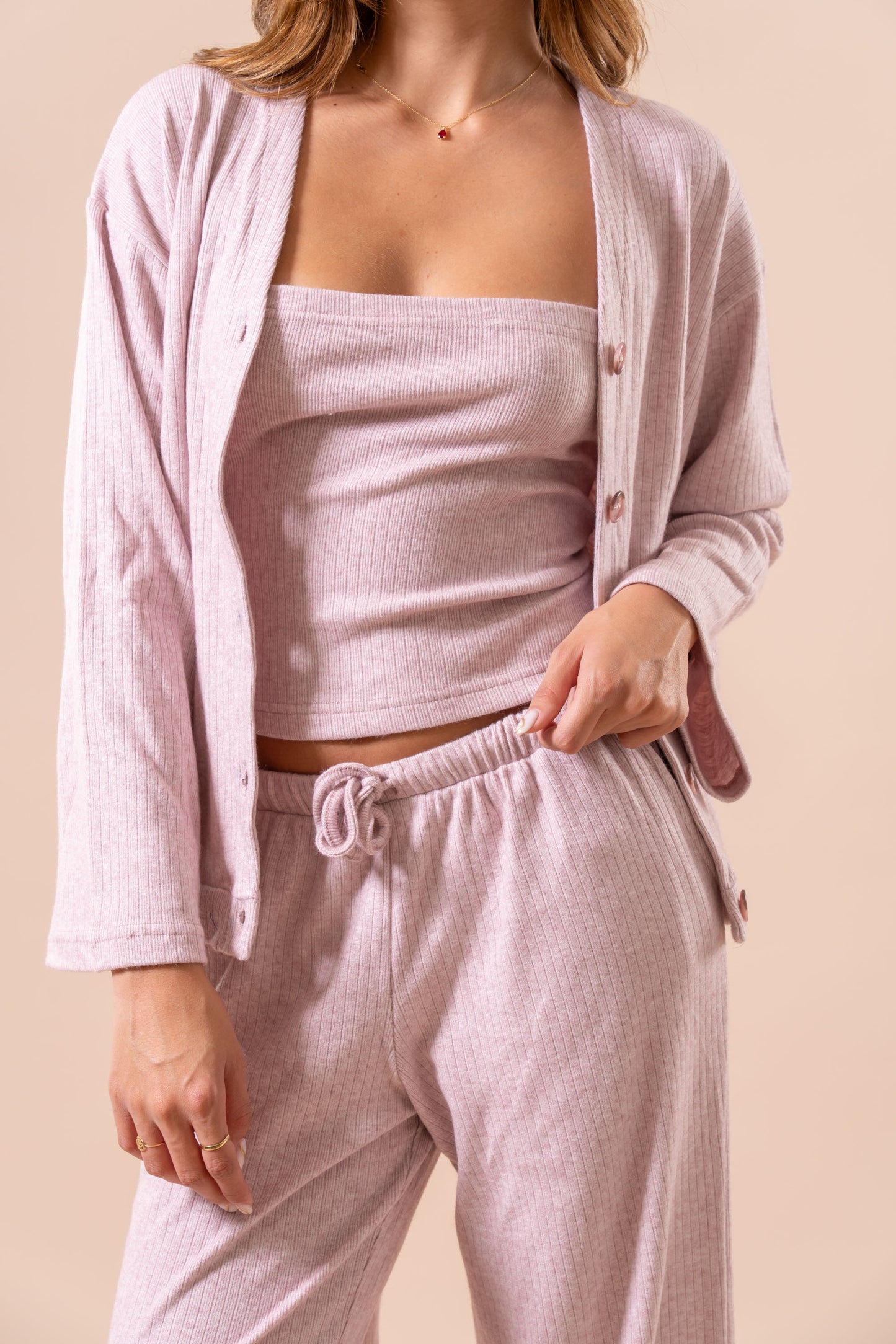 Elyse Three Piece Set - Pink