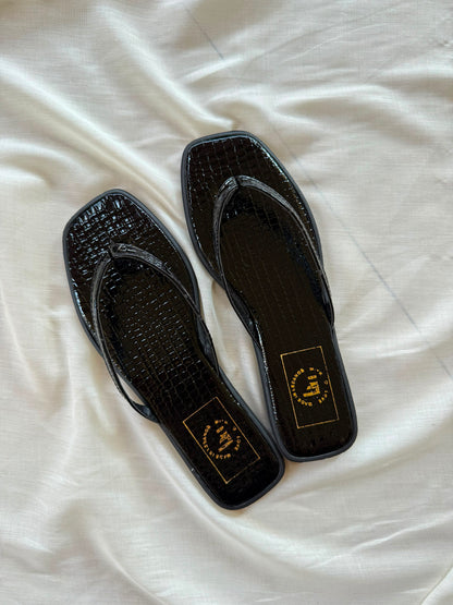 Bare Croc Sandal - Black
