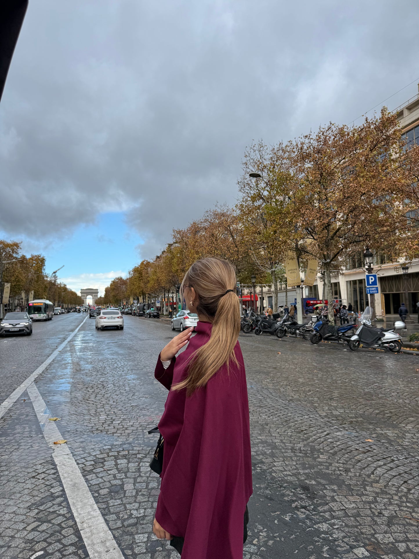 Camille Scarf Jacket - Bordeaux