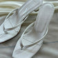 Bare Croc White Heel