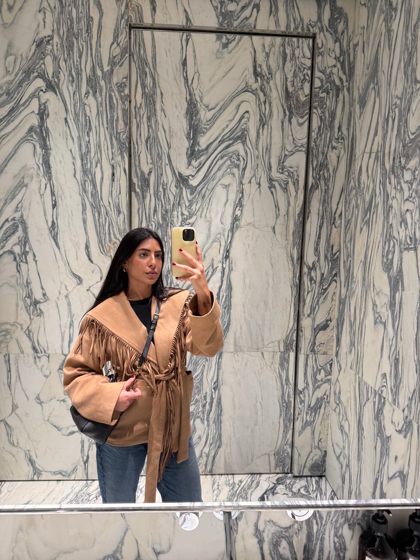 Maple Fringe Cashmere Jacket