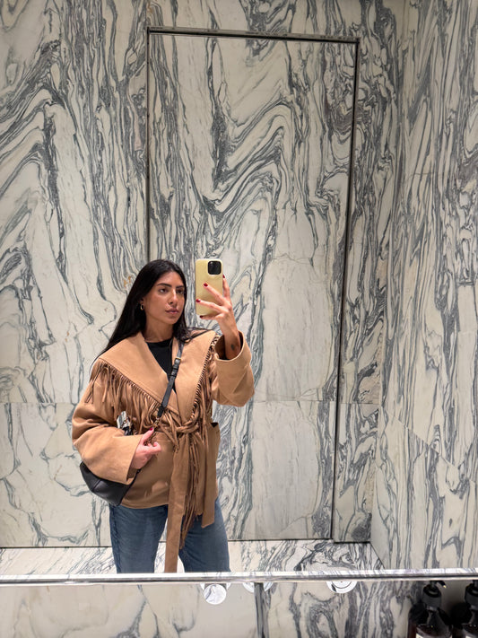 Maple Fringe Cashmere Jacket