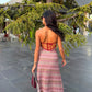 Hibiscus Berry Maxi Dress