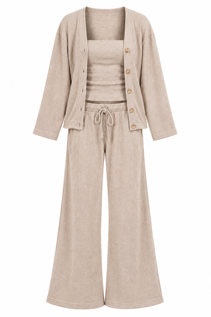 Elyse Three Piece Set - Beige