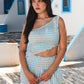 Sea Glass Gingham Set