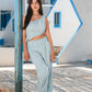 Sea Glass Gingham Set