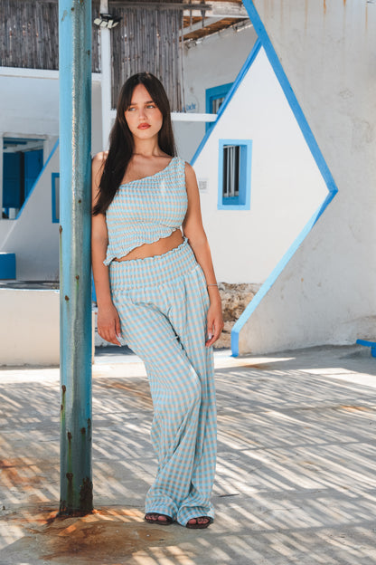 Sea Glass Gingham Set