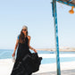 Bali Open-Back Dress in Black