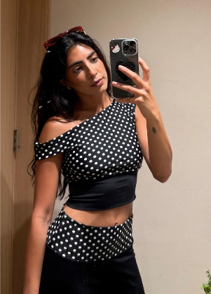 Monroe Black Dot Set