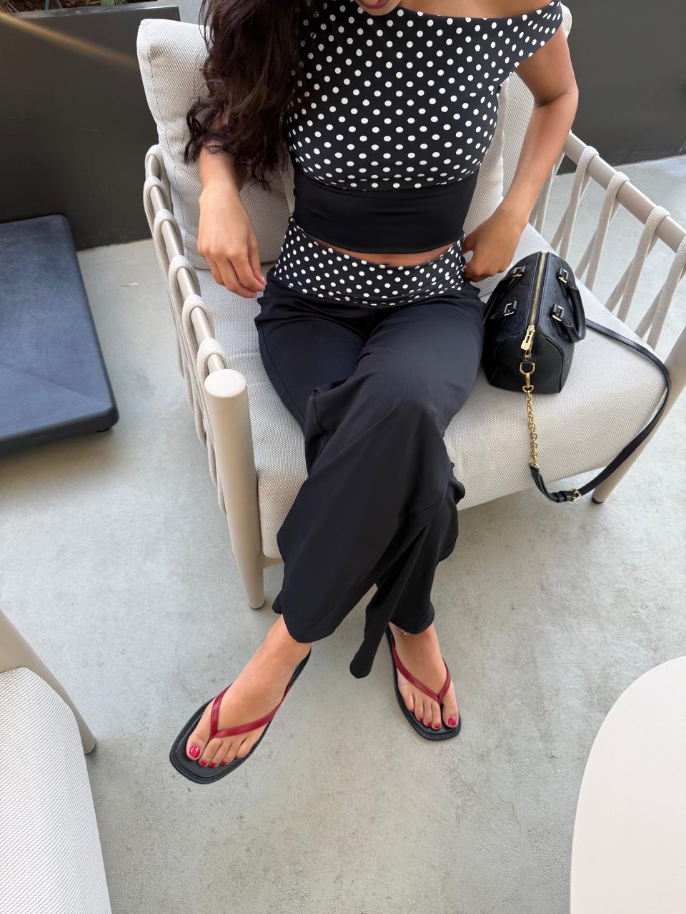 Monroe Black Dot Set