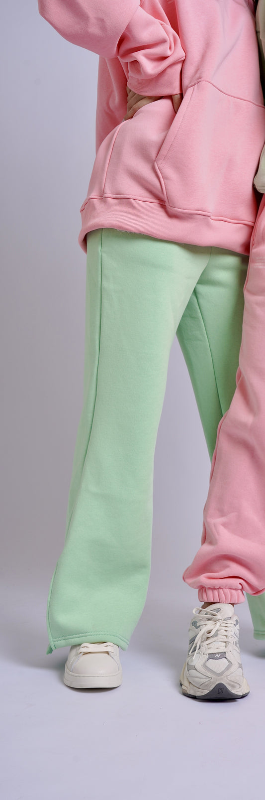 Light Green Flared Pants