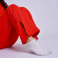 Red Flared Pants