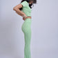 Light Green Flared Legging